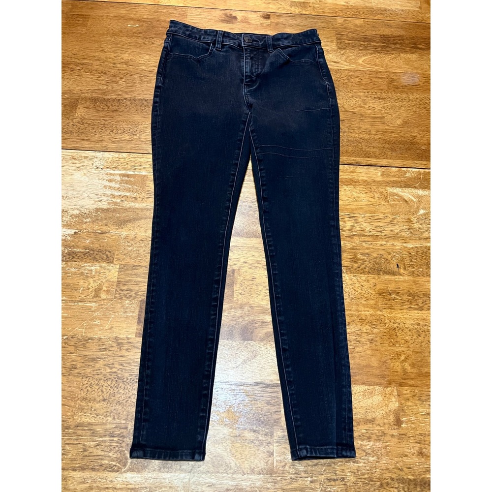 American Eagle Skinny Hi Rise Jegging Black Denim Dream Stretch Women's Size 4